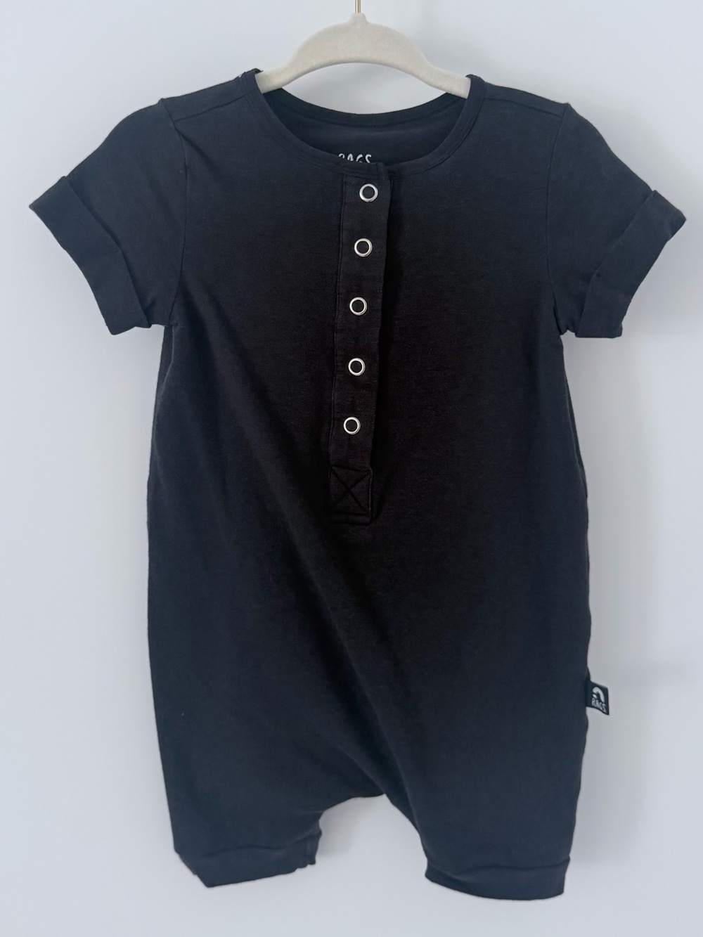 Rags to Raches Romper in Black